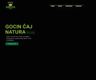 Gocincaj.com(Natura-plus GOCIN CAJ) Screenshot