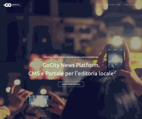 Gocity.it(GoCity News Platform) Screenshot