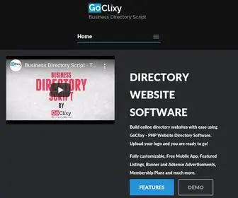 Goclixy.com(PHP Business Directory Script) Screenshot