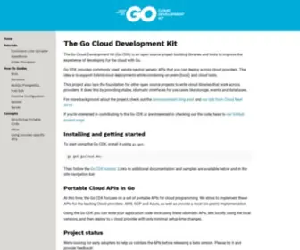 Gocloud.dev(Go CDK) Screenshot