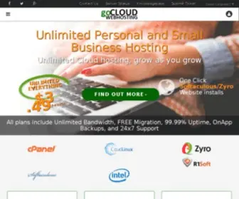 Gocloudwebhosting.com(Cheap Cloud Webhosting) Screenshot