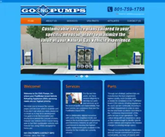 Gocngpumps.com(Go CNG Pumps) Screenshot