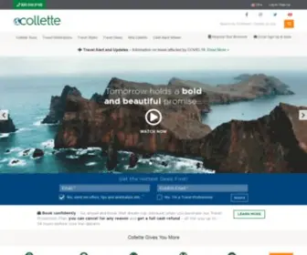 Gocollette.com(Vacation Tours and US Tour Companies) Screenshot