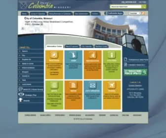 Gocolumbiamo.com(City of Columbia Missouri) Screenshot
