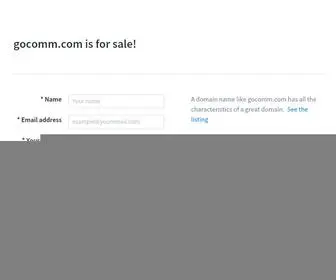 Gocomm.com(gocomm) Screenshot