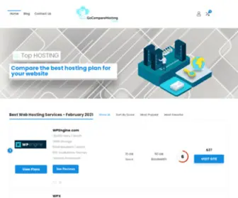 Gocomparehostings.com(Go Compare Hosting) Screenshot