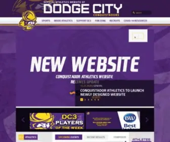 Goconqs.com(Dodge City Community College Athletics) Screenshot