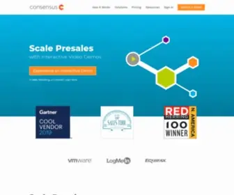 Goconsensus.com(The Leading Demo Automation Platform) Screenshot
