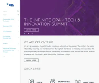 GocPaontario.ca(Educator, Thought Leader, Regulator) Screenshot