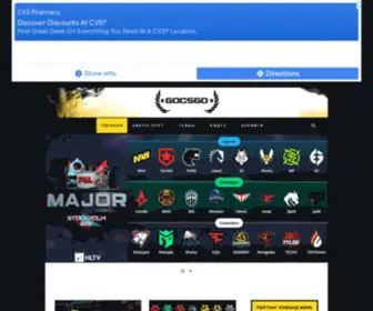 Gocsgo.net(Киберспорт) Screenshot