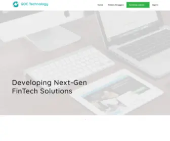 Goctechnology.com(We are software company developing AI base algo software) Screenshot