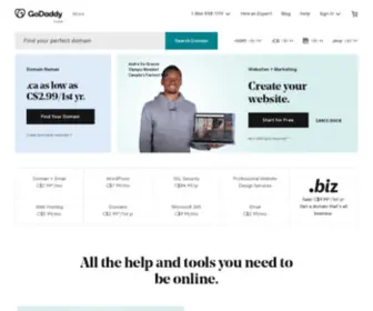 Godaddy.ca(Domain Names) Screenshot