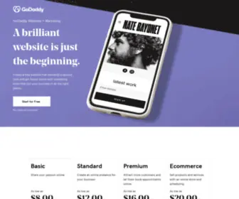 Godaddywebsitebuilder.com(Je alles) Screenshot