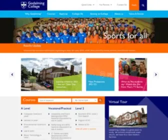 Godalming.ac.uk(Godalming College) Screenshot