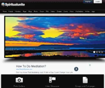 Godandlight.com(Spiritual Unite) Screenshot