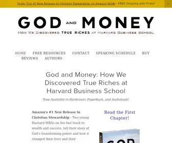 Godandmoney.net(God and Money) Screenshot