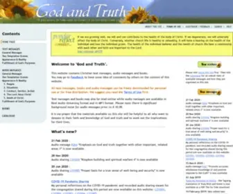 Godandtruth.com(Home Page) Screenshot