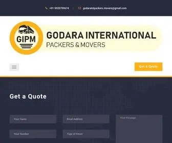 Godarainternationalpackersandmovers.com(Moverspackers) Screenshot