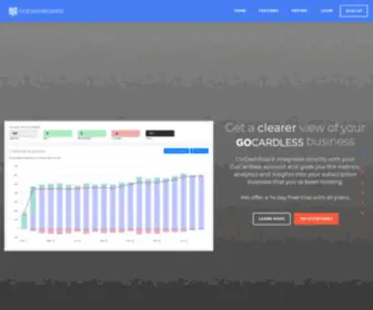 Godashboard.co.uk(Enhanced GoCardless Dashboard and Analytics) Screenshot