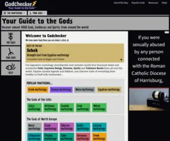 Godchecker.com(Your Guide To The Gods) Screenshot
