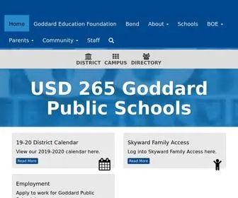 Goddardusd.com(Goddard Public School) Screenshot