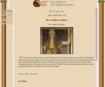 Goddess-Athena.org(This page) Screenshot
