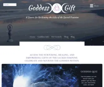 Goddessgift.com(Spirituality, Goddesses, Crystals and Angel Numbers) Screenshot
