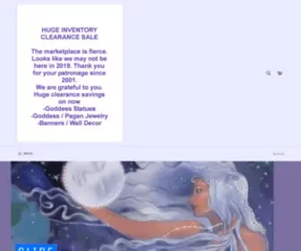Goddessgift.net(Create an Ecommerce Website and Sell Online) Screenshot