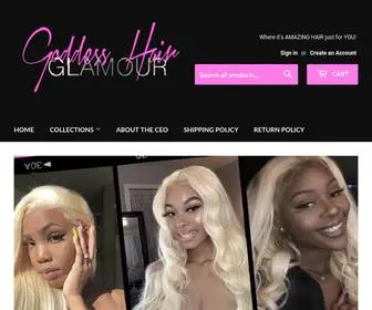 Goddesshairglamour.net(GoddessHairGlamour) Screenshot