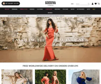 Goddiva.co.uk(Women's Dresses) Screenshot