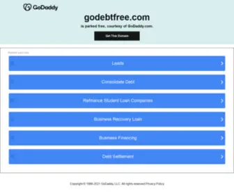 Godebtfree.com(Consumer Credit Counseling) Screenshot