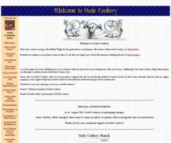 Godecookery.com(Gode Cookery) Screenshot