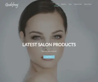 Godefroybeauty.com(Beauty Supply Products For Men and Women) Screenshot