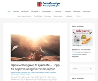 Godegavetips.com(Gode gavetips) Screenshot