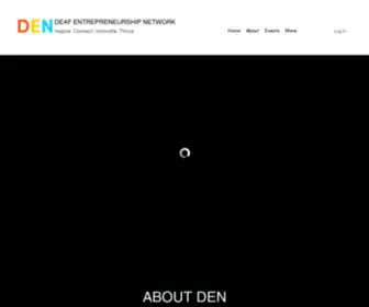 Goden.org(Deaf Entrepreneurship Network) Screenshot