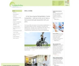 Godeshoehe.de(Neurologisches Rehabilitationszentrum „Godeshöhe“ e) Screenshot