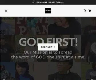 Godfirsts.com(GOD FIRST) Screenshot