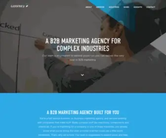 Godfrey.com(B2B Marketing Agency) Screenshot