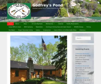 Godfreyspond.org(Genesee County Fish & Game Protective Association) Screenshot