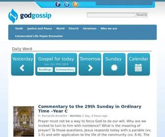 Godgossip.org(All for your faith) Screenshot