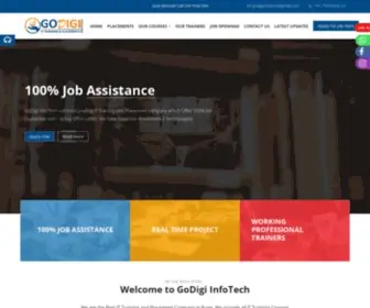 Godigiinfotech.com(Web Designing Course By GoDigi InfoTech) Screenshot