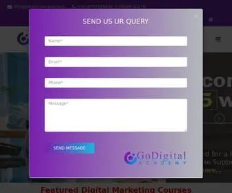 Godigitalacademy.in(Digital Marketing Institute in Markapur) Screenshot