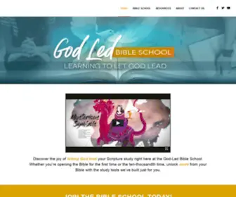 Godled.org(God Led Bible School) Screenshot