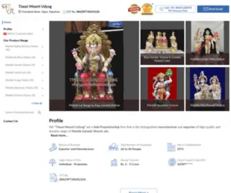 Godmarblemoorti.com(Tiwari Moorti Udyog) Screenshot