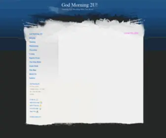 Godmorning2U.org(God Morning 2U) Screenshot