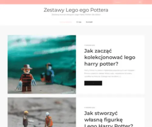 Godniwspomnienia.pl(Zestawy konstrukcyjne Lego Harry Potter dla dzieci) Screenshot
