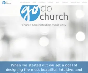 Godochurch.com(Church Administration) Screenshot