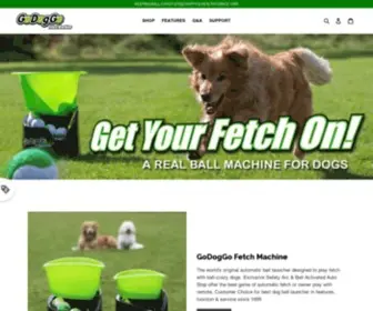 Godoggoinc.com(GoDogGo Fetch Machine) Screenshot