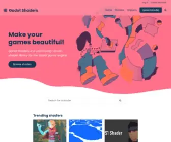 Godotshaders.com(Godot Shaders) Screenshot