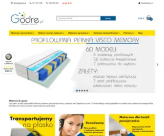 Godre.pl(Materace z pianki wysokoelastycznej HR) Screenshot